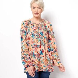 Tolani Collection Floral Print Women's Top - Multicolor